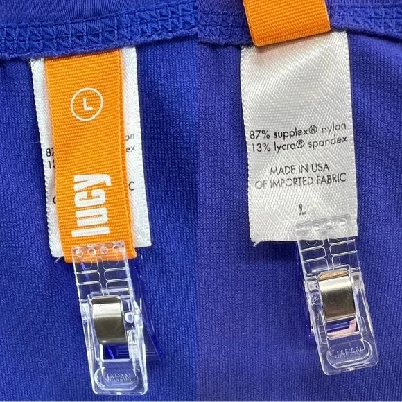 Lucy - (Large) Purple Athletic Tank with Fringe Trim - Picture 4 of 9